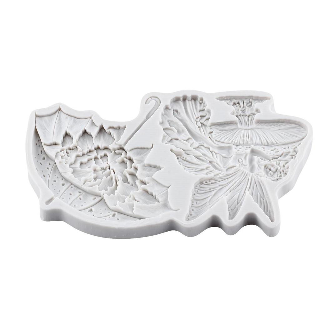Flower Fairy Silicone Mold Butterfly Fairy Fondant Molds Cake Decorating Tools Theme Cake Dessert Decorated Chocolate Candy Mold