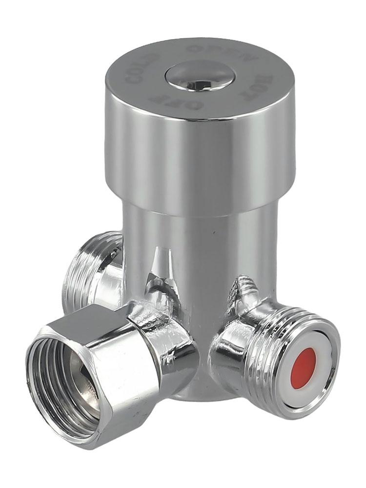 Hot Cold Water Mixing Valve Thermostatic Mixer Temperature Control Shower Faucet
