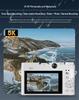 WD07 Retro Mirrorless Camera: 75MP 5K HD, Dual Front & Rear Cameras, Beauty Selfie