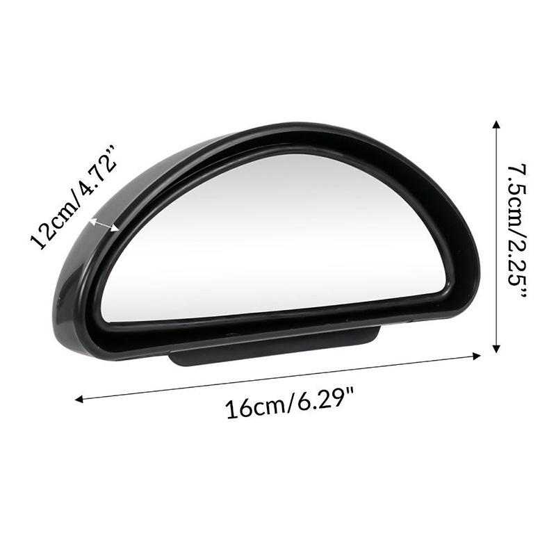 2 pcs Car blind spot mirror, rearview mirror, high-definition reversing assist mirror, blind spot of large vehicle vision, coach assist mirror
