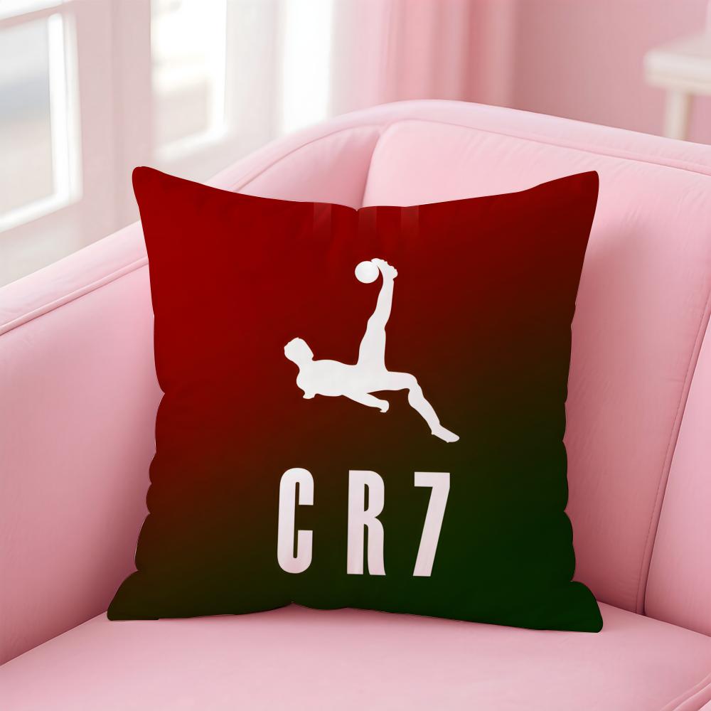 CR7 CCristiano RRonaldoS Cushion Cover Pillow Case Soft Friendly Fabric  Concealed Zipper