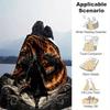 1pc Tiger and Dragon in Fiery Clouds Blanket  Seasonal Home Decorative Throw, Unique Gift Idea, Living Room, Travel, Camping, Car Blankets