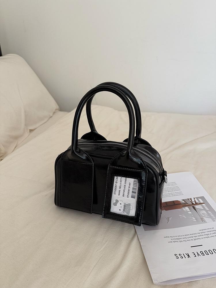 Korean Sweet Handheld Bowling Bag for Women 2025 - Fashionable Pillow-Style Versatile Crossbody Ita Bag