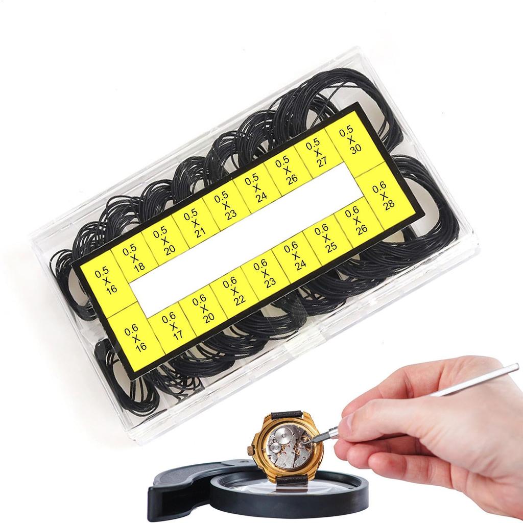 Watch Rubber Sealing Watch Waterproof Seal Watch Rubber Seal Watch Repair Tool Rubber for Watches O-Ring Gasket, Gasket, Gasket, Washer, Kit, O-Ring