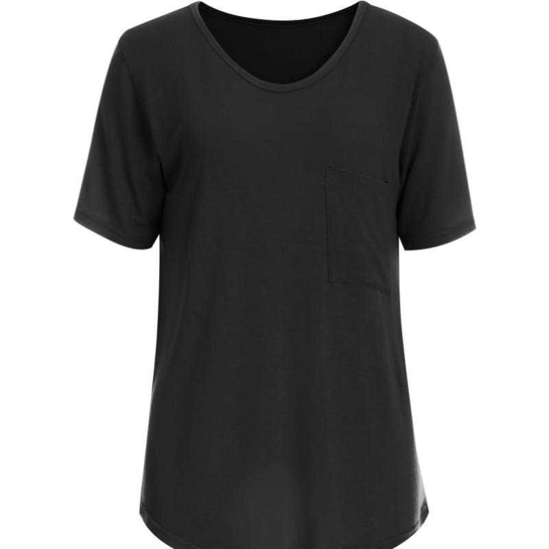 Shop   Women Daily Slim Loose FiT V Neck Color ShorT sleeVe T shirT Dai Wsh 0902