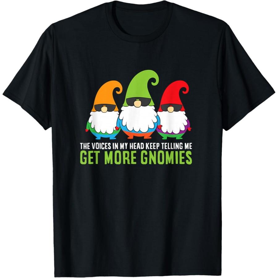 

Голоса в моей голове продолжают говорить мне: Купи больше гномов. Футболка XXXXXL разноцветный