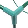 Außenpflanzenabdeckung Rahmen Abnehmbar Stahl Reißverschluss Garten Gewächshaus PVC Warm Garten Haushalt Pflanzen Gewächshausabdeckung