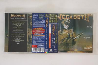 CD MEGADETH - So Far, So Good... So What! TOCP67442 CAPITOL 2004 Japan Obi Metal Used