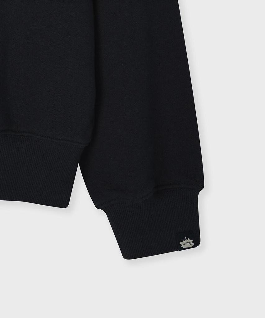 FALLETT Check Story Logo Sweatshirt Navy