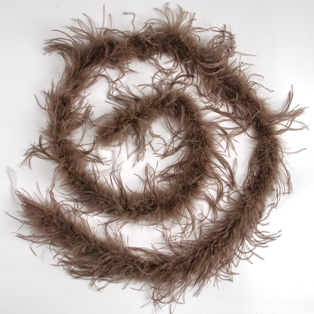 

Fluffy 2Yards 1Ply Ostrich Feather Boa Shawl For Bridal Wedding Party Costume Dress Skirt Stage Decor Plumas Trims Accessories 1pcs глубокая кофе