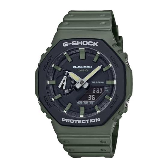 

[Casio] G-Shock Watch [Domestic Genuine Product] Utility Color Carbon Core Guard Structure GA-2110SU-3AJF Men s Green