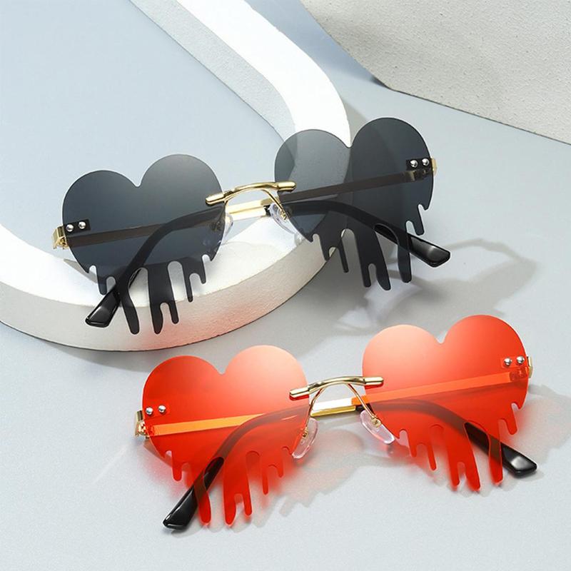 New Trend Personality Sunglasses Colorful Ocean Tears Sunglasses Sunglasses for Men and Women Halloween Christmas.