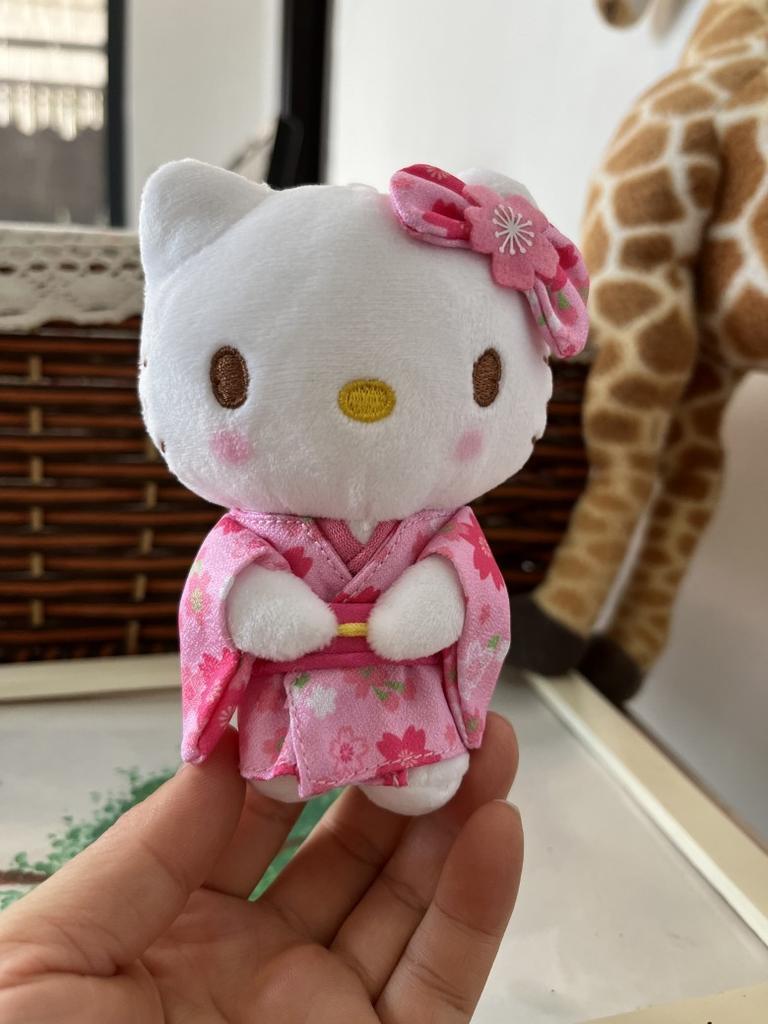 Sanrio Hello Kitty Kimono Plush Toy With Standing Design For Kids And Collectors