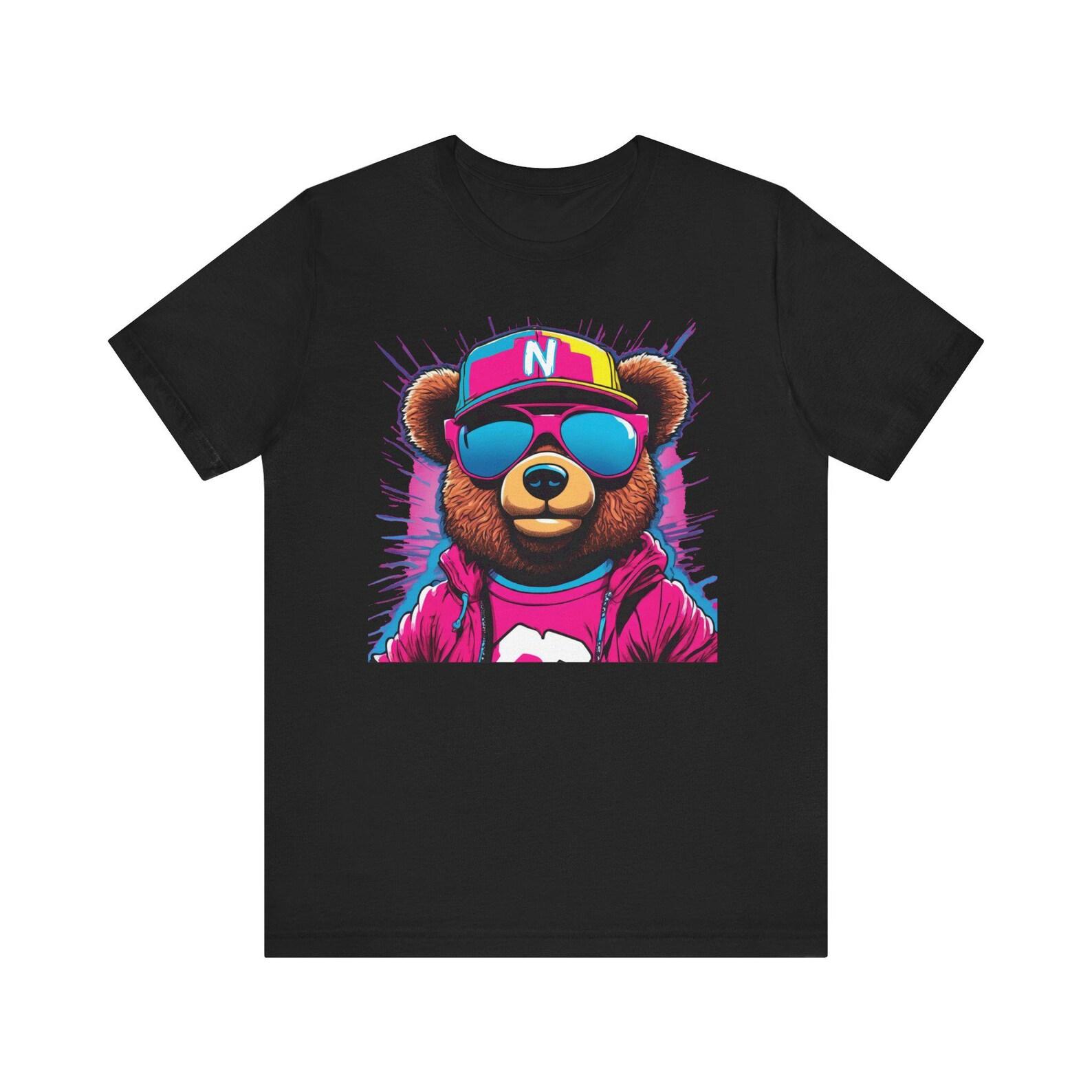Nery Saenz Cool Bear Graphic Tee for Casual Vibes 150