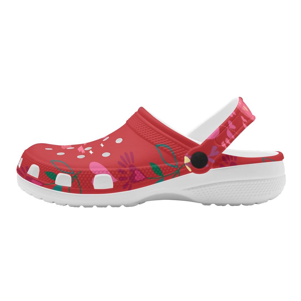 Colorful Printed EVA Clogs Adult Unisex Soft Sole Breathable Lightweight Slip On Casual Shoes Summer Sandals Daily Walking Wear