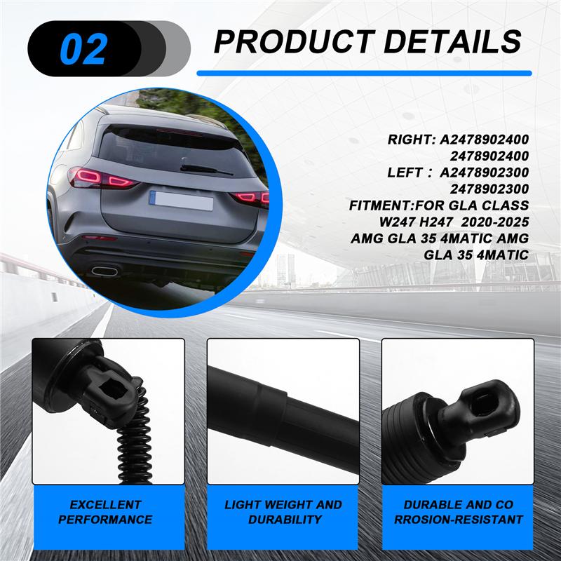 A16P-Electric Tailgate Support Strut For Mercedes-Benz GLA Class W247 -2025 Back Hatch Lift Gate Actuator