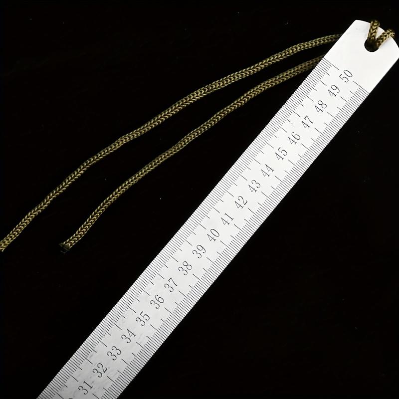 1 Heavy duty precision ruler, handheld, with centimeter and inch dual scale measurement function