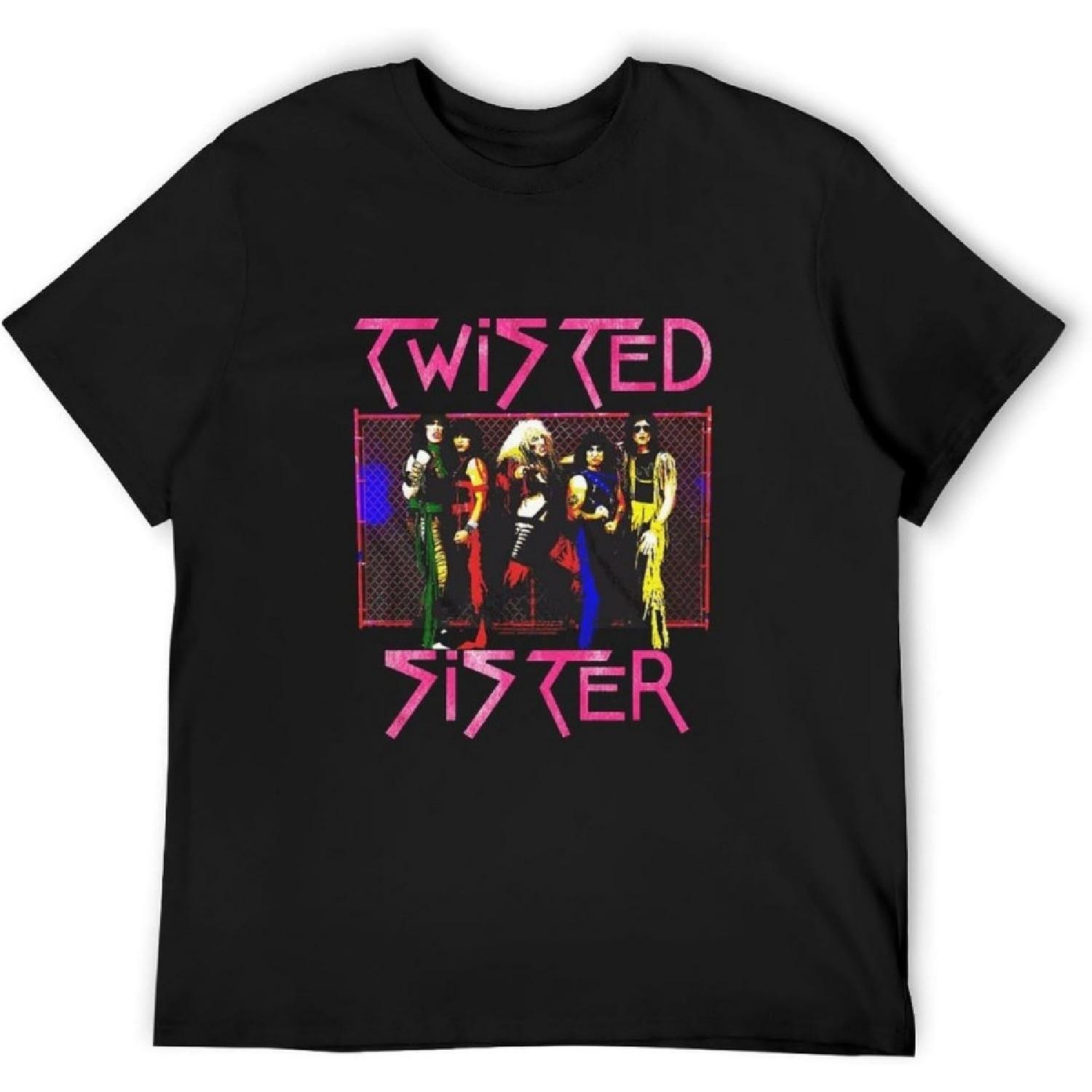 Мужские футболки Twisted Sister Heavy Metal Best of The Atlantic Years Черные Черный S разноцветный