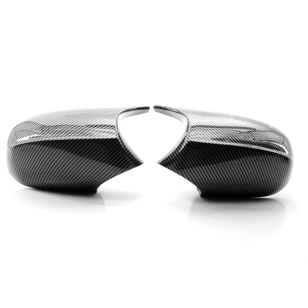 Door Rearview Mirror Cover Cap 2pcs Replacement for BMW 3 Series E90 2009 2012 OEM 51167205291 51167205292