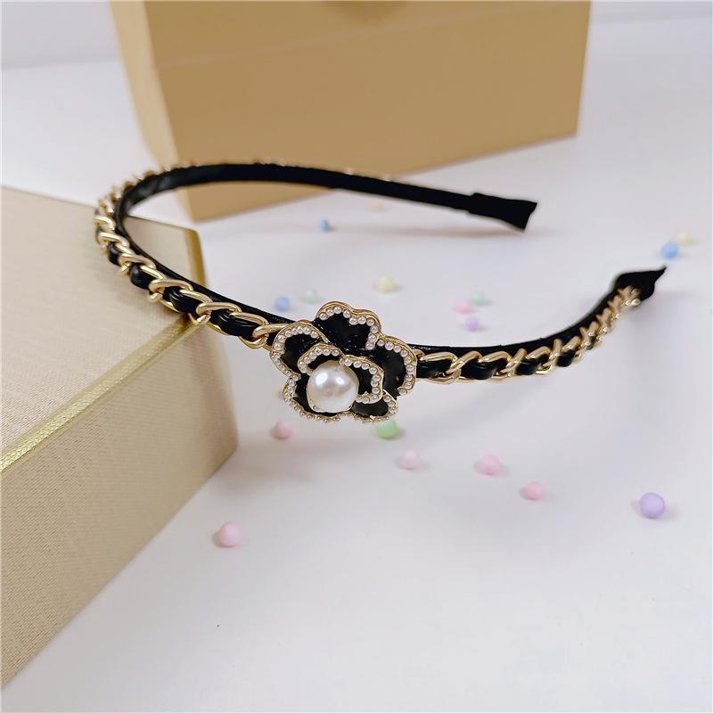 Leather Solid Color Knotted Hairband Knitting Hair Hoop Bow Headband Women Girls Retro Makeup Hair Accessories