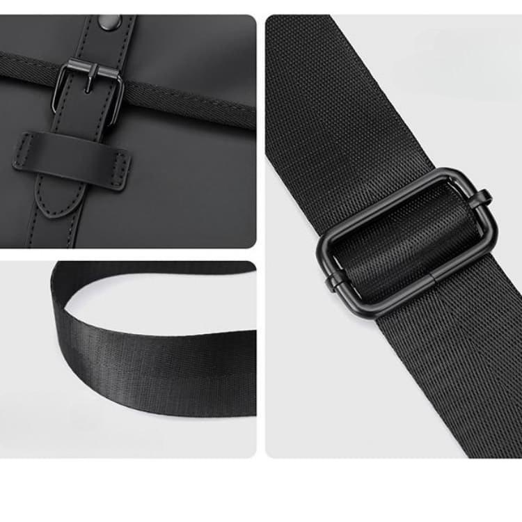 Men's cross-body charter function messenger bag