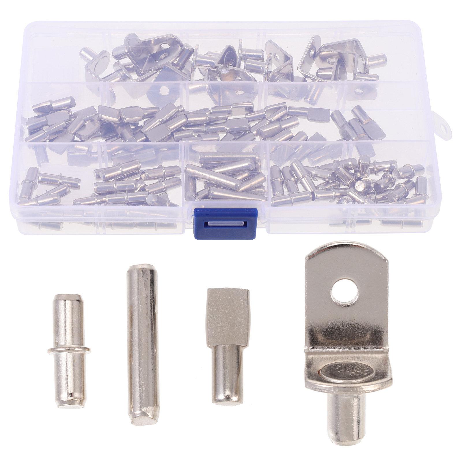 

1Set Premium Metal Shelf Pegs for Cabinets Bookshelves Wardrobes Display Cases Furniture Shelf Support Pin Assortment Kit other