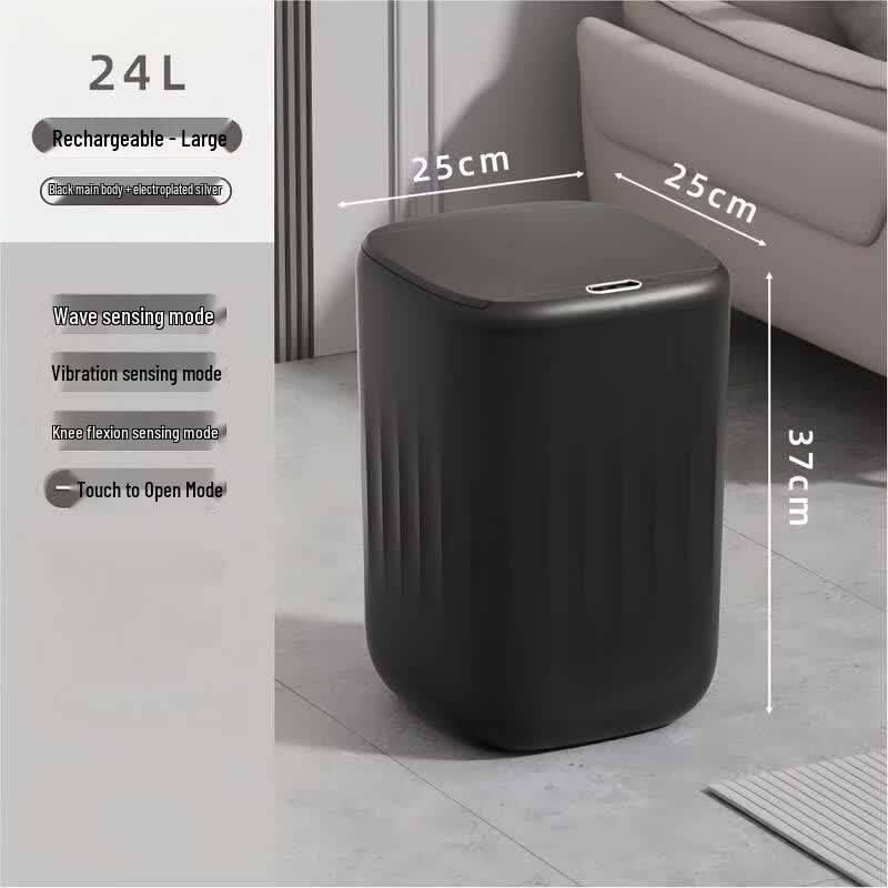 LISM Smart Sensor Flip-Lid Trash Can