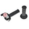 Black Motorcycle Throttle Handles With 22Mm (7/8") Handlebar Swing Cable