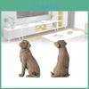Adorabile Statuetta di Cane in Resina Marrone con Stile Vintage Perfetta per l'Arredamento della Casa e per Fare Regali
