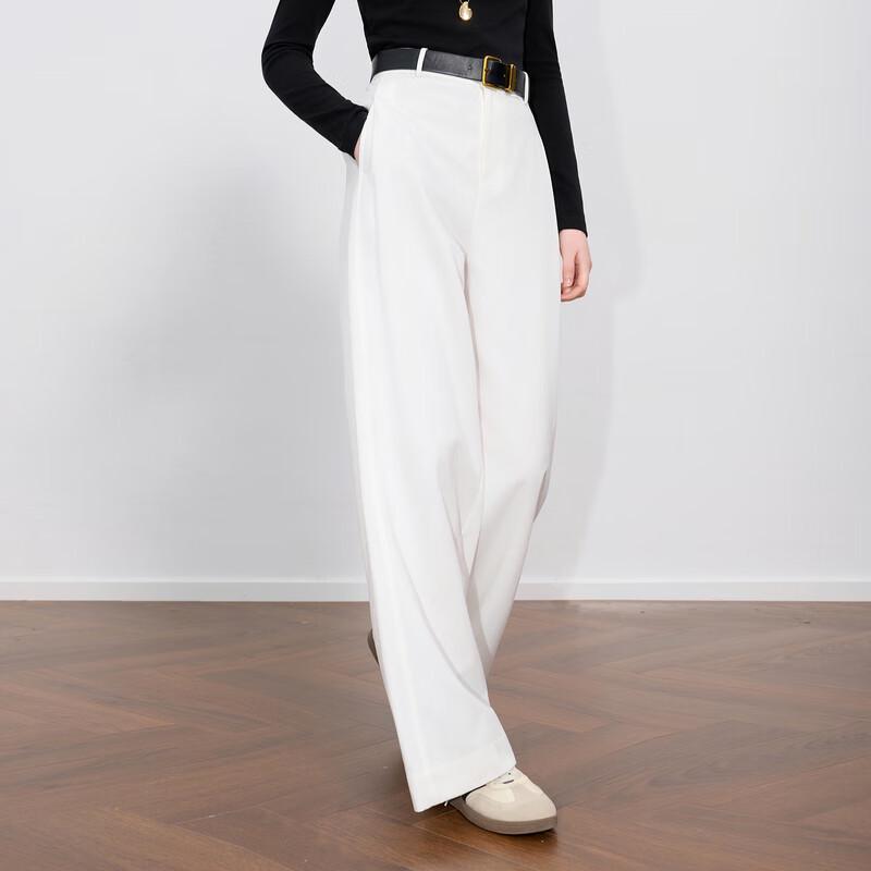 Women's Sancai Mid-Waist Loose Wide-Leg Casual Pants