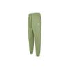 Essentials Solid Casual Joggers With Cuff Knit And Fleece Men Bottoms Light-Olive-Yellow FJ7780-340