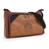 Ocean Pacific Large Capacity Casual Shoulder Bag with California Bear Surfing Wallet Design Men's (Chocolate)