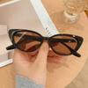New Vintage High-End Women's Sunglasses Women Brown Kitten Eye Sun Glasses Lady  Designer Glasses UV400 Oculos De Sol