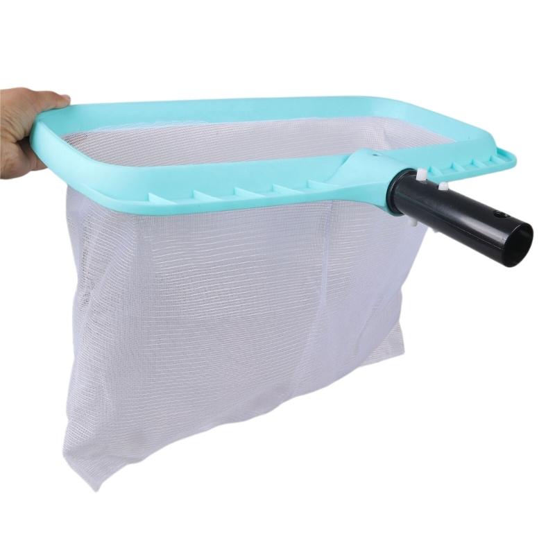 Leaves Rakes Meshes Frame Net Skimmer Cleaner Swimming Pool Spa Tool with Comfortable Ergonomic Handle