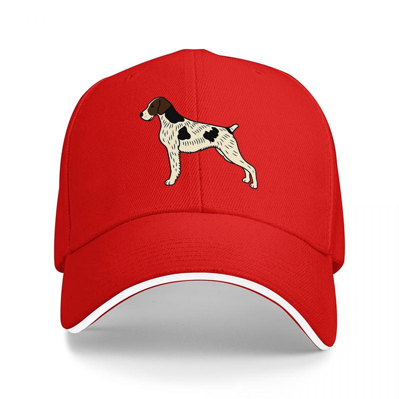 

English Pointer Dog Embroidered Black Baseball Cap Classic Fit Outdoor Fashion Hat for Unisex and Women Adjustable