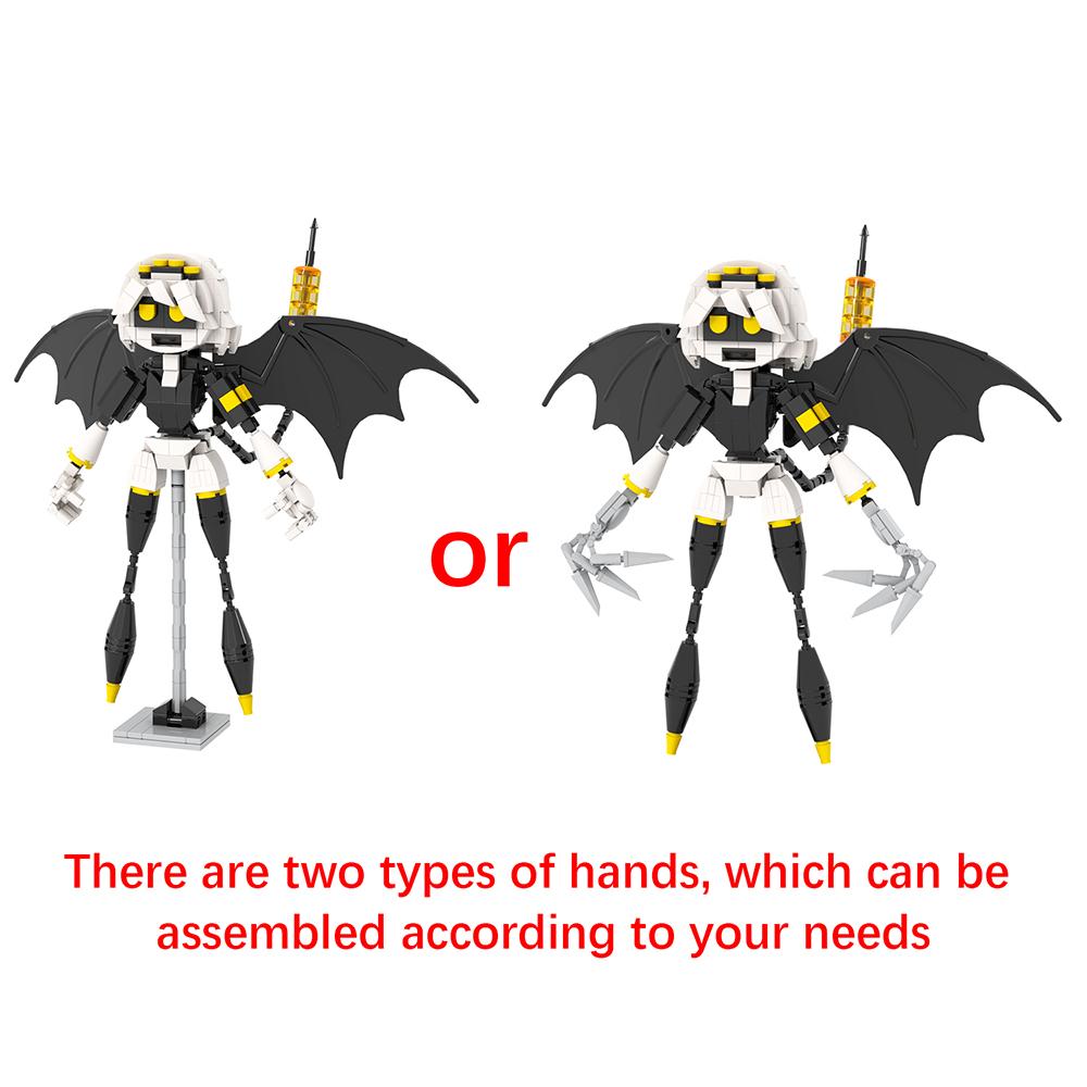 MOOXI Murder Drones Actionfigur MOC Steine Cartoon Uzi·Doorman V N Modell Set Bausteine Kinderspielzeug MOC1430 MOC1431 MOC1432