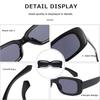 Compact Rectangle Sunglasses Female Oval Retro Brand Design Square Sun Eyeglasses For Female Shades Women Eyewear Anti-glare UV400
