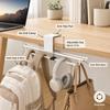 Clamp On Desk Side Hook Adjustable Table Backpack Holder New Desk Mounted Hook  Home Office