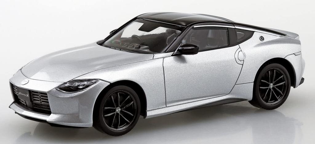 Aoshima Bunka Kyozai De Snap Kit Serie Nissan RZ34 Fairlady Z Briljant Zilver Plastic Modelbouw Kit (AOSHIMA) 1/32 Voorgekleurd 17-D