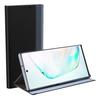 For Samsung Galaxy S21 FE Plain Texture Cloth Attraction Flip Holder Leather Phone Case