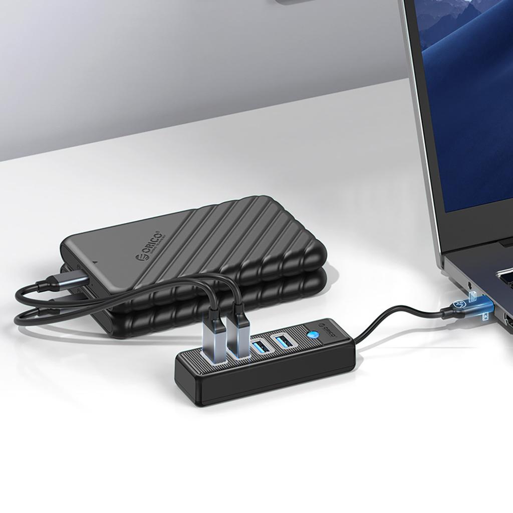 PWC2U-C3 USB-C - USB-A USB-C rozbočovač - černý