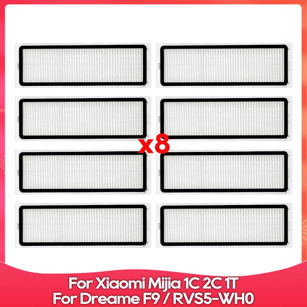 Fit For ( Xiaomi Mijia 1C, 2C, 1T, XIAOWA E352, Dreame F9, STYTJ01ZHM, SKV4093GL, SKV4073CN ) Brush Filter Mop Accessory Part