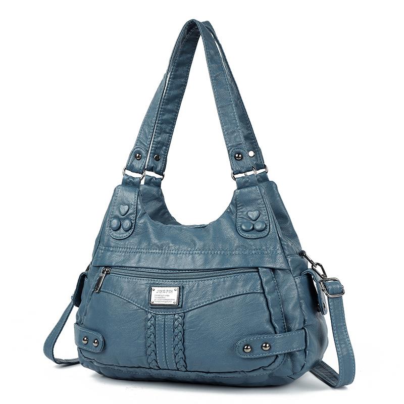 Tragetasche Damen Schultertasche Umhängetasche Vintage Große Kapazität Handtasche