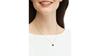 Kate Spade Everyday Spade Enamel Mini Pendant, Black, Size S, Brass, No Gemstones