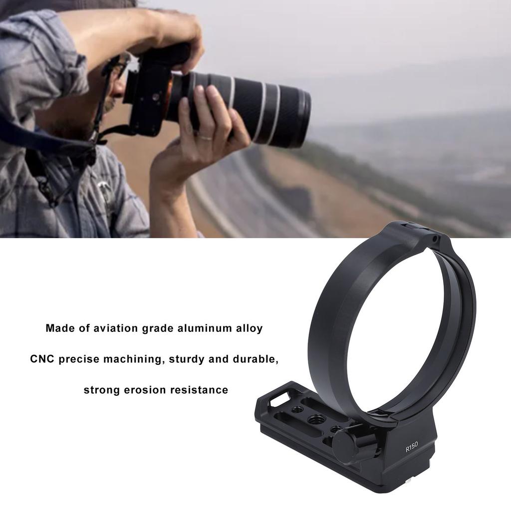 Lens Collar Tripod Mount Ring for RF 100 to 500mm F/4.5 7.1L Lens Support Holder Bracket with for Arca Quick Release Plate 1/4 3/8 Inch Thread