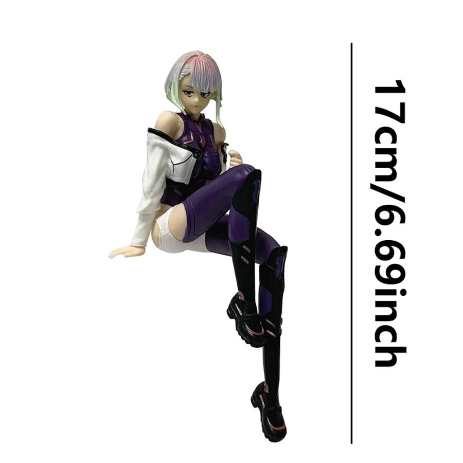Cyberpunk 17cm Edgerunners Anime Figure Super Hacker Lucy Action Figure Street Man David Figurine PVC Adult Collection Model Toy