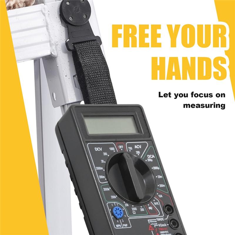 For Multimeter Accessories 2Pack Magnetic Hanging Strap For Hanging Loop Strap Magnet Kit Instruments