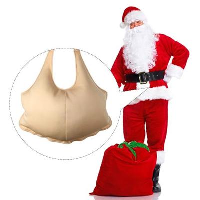 Falešné břicho Santa Clause Vycpané Cosplay Bříško Santovo břicho Kostým na Vánoce Halloween Cosplay Doplňky pro převlékání