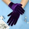 Long Velvet Gloves for Wedding, Evening Party, Cosplay, Formal
