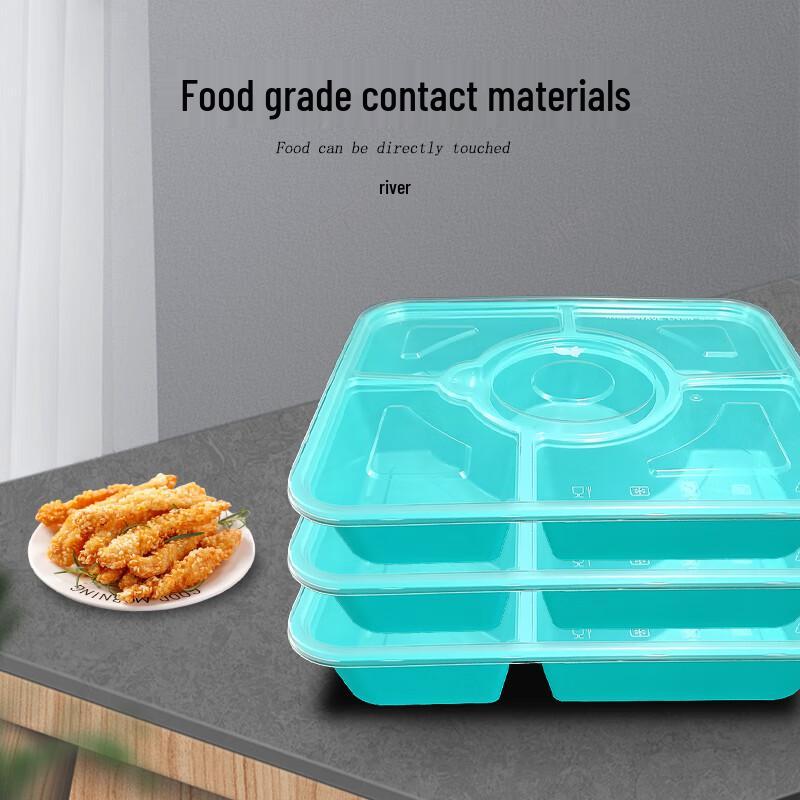 JINMEIHEWANG 4+1 Fach Einweg-Essensboxen